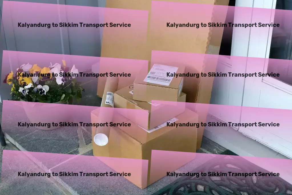 Kalyandurg to Sikkim Transport Industrial shipping services