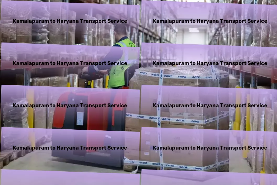 Kamalapuram to Haryana Transport Specialized goods transport solutions