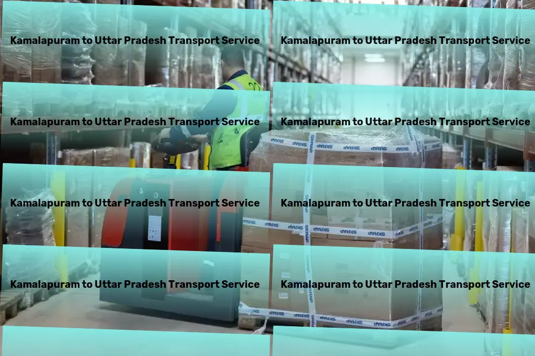 Kamalapuram to Uttar Pradesh Transport Quick goods forwarding