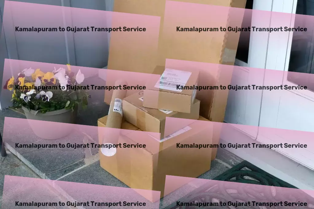 Kamalapuram to Gujarat Transport Comprehensive package forwarding