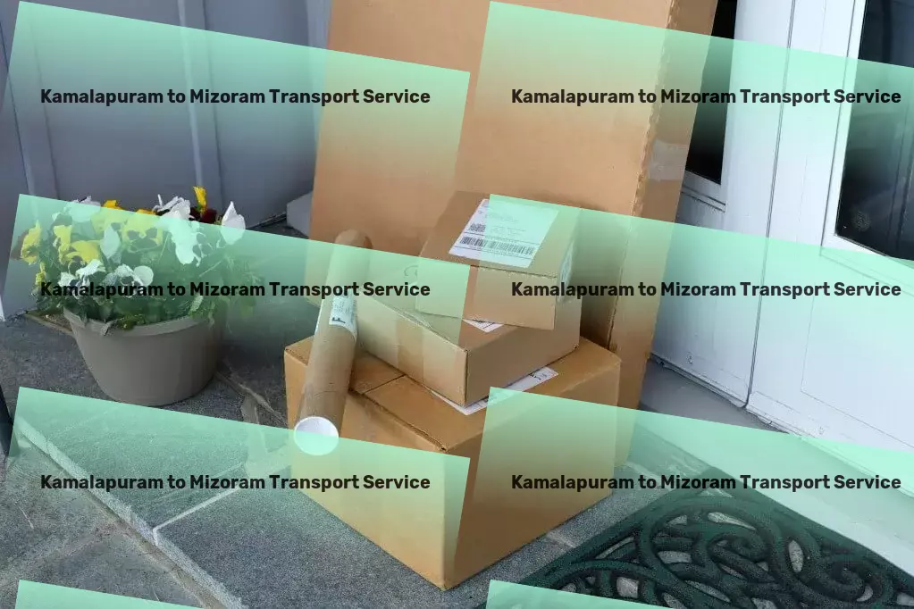 Kamalapuram to Mizoram Transport Large-scale cargo logistics