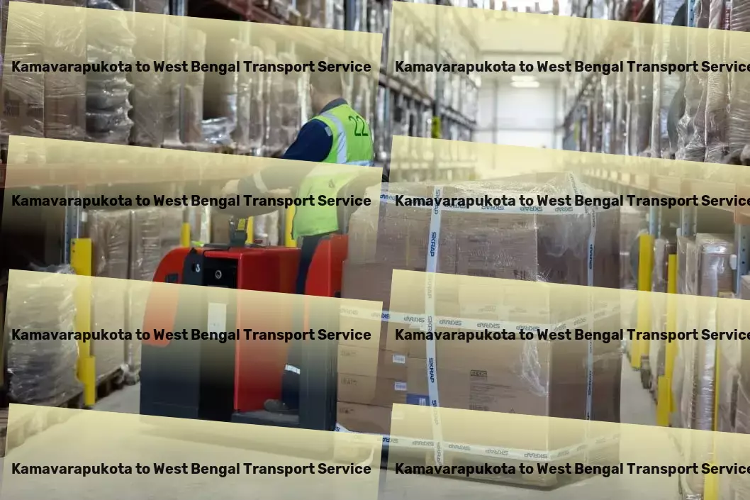 Kamavarapukota to West Bengal Transport Regional freight forwarding