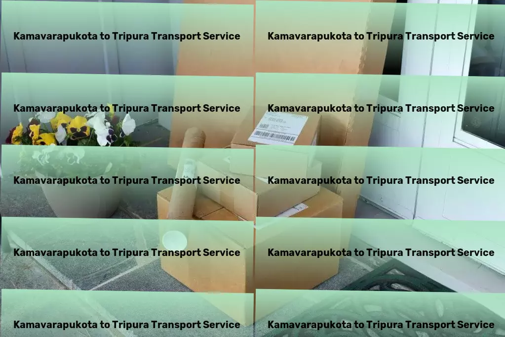 Kamavarapukota to Tripura Transport Express parcel services