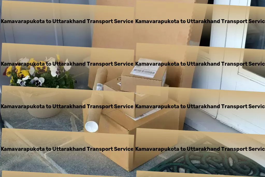 Kamavarapukota to Uttarakhand Transport High-volume goods shipment services