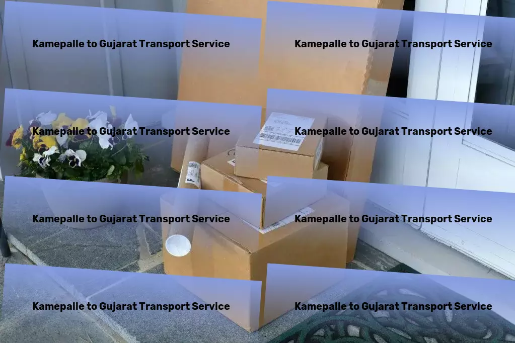 Kamepalle to Gujarat Transport Enhance your business with our Indian logistics expertise! - Rapid shipment services