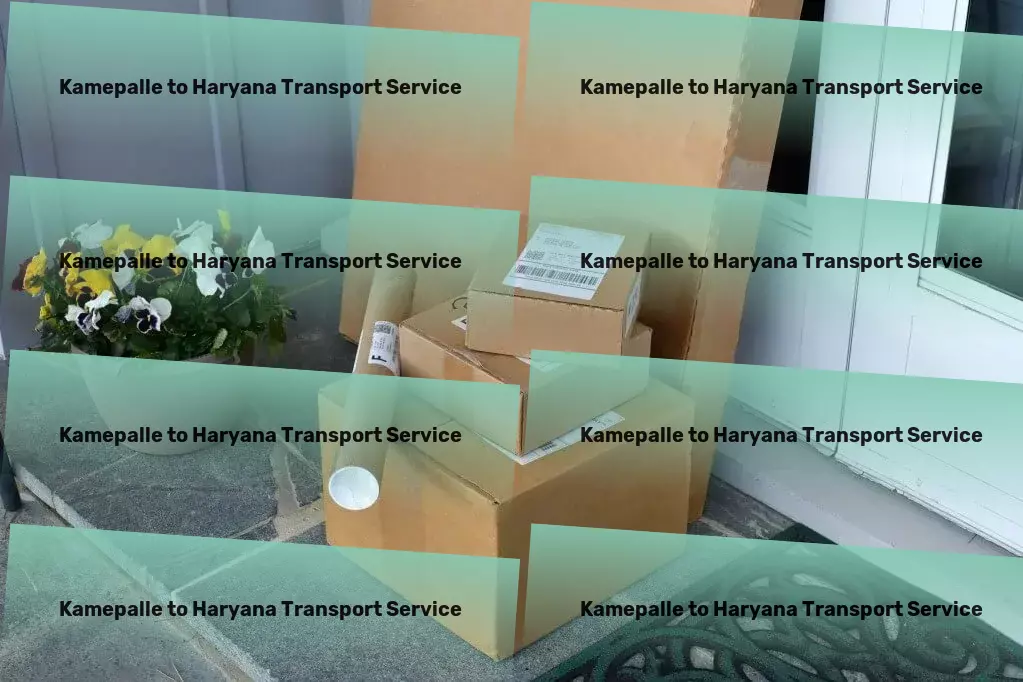 Kamepalle to Haryana Transport Local goods services