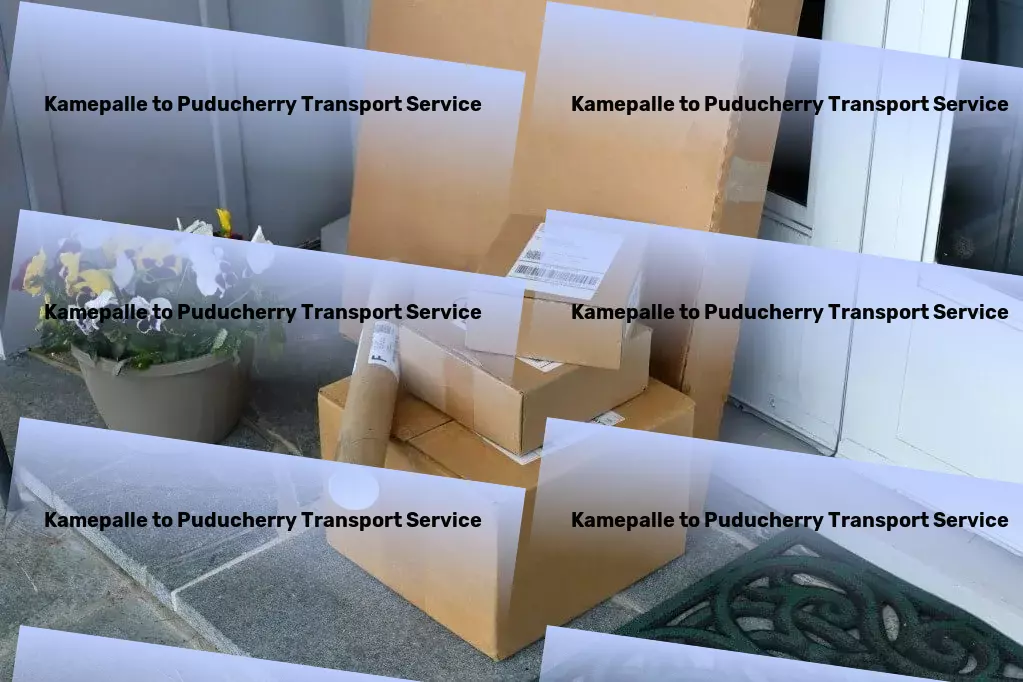 Kamepalle to Puducherry Transport Express logistics services