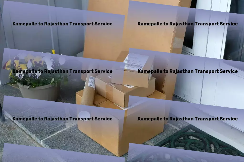 Kamepalle to Rajasthan Transport Rail transport services