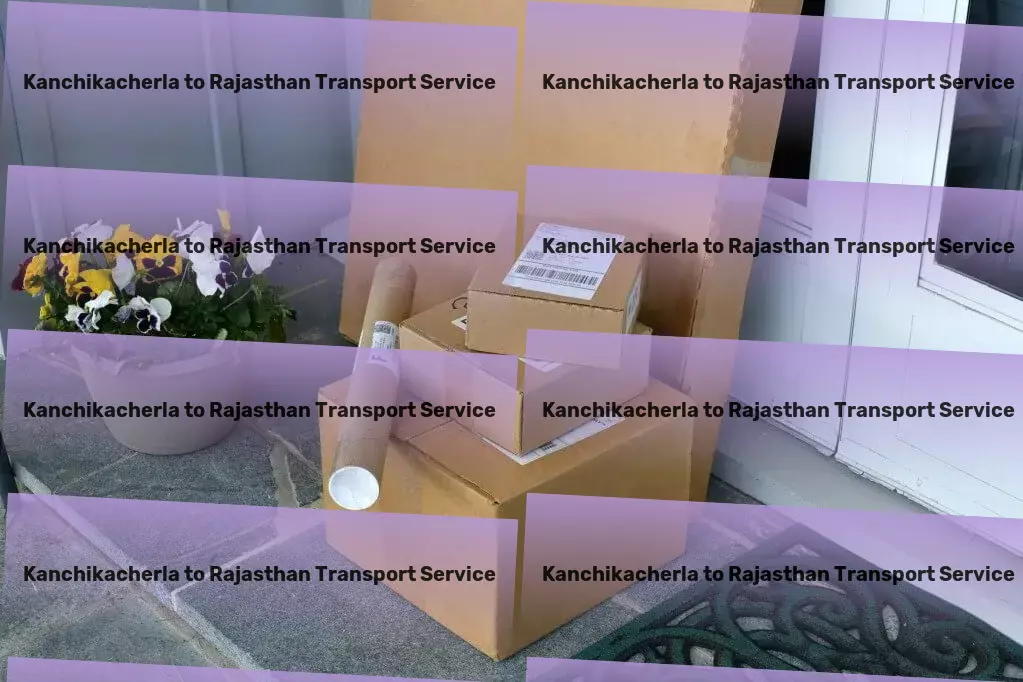 Kanchikacherla to Rajasthan Transport Citywide goods shipment solutions