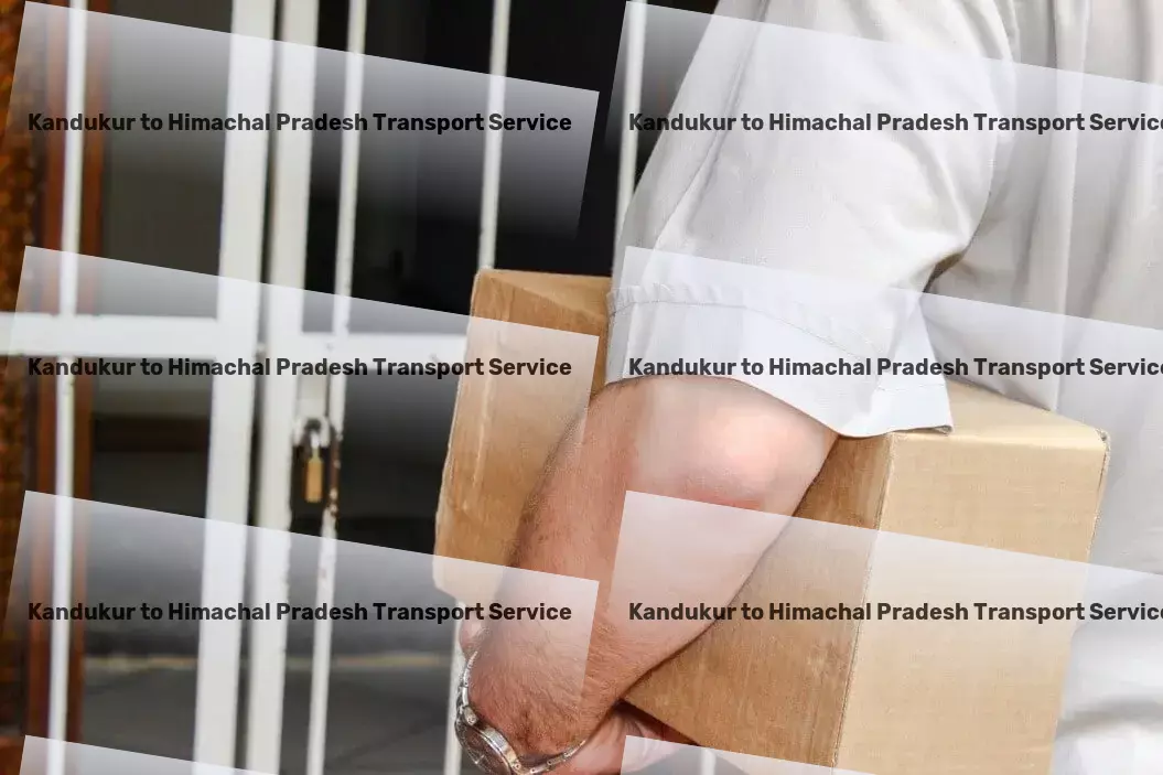 Kandukur to Himachal Pradesh Transport Experience unparalleled convenience with our all-in-one app services! - Fast parcel delivery