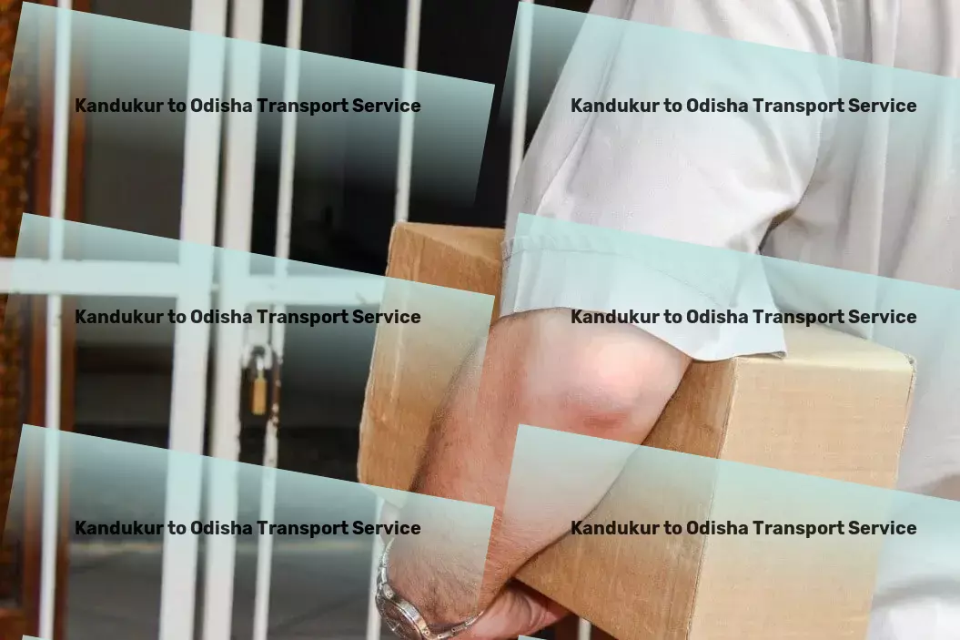 Kandukur to Odisha Transport Specialized package logistics