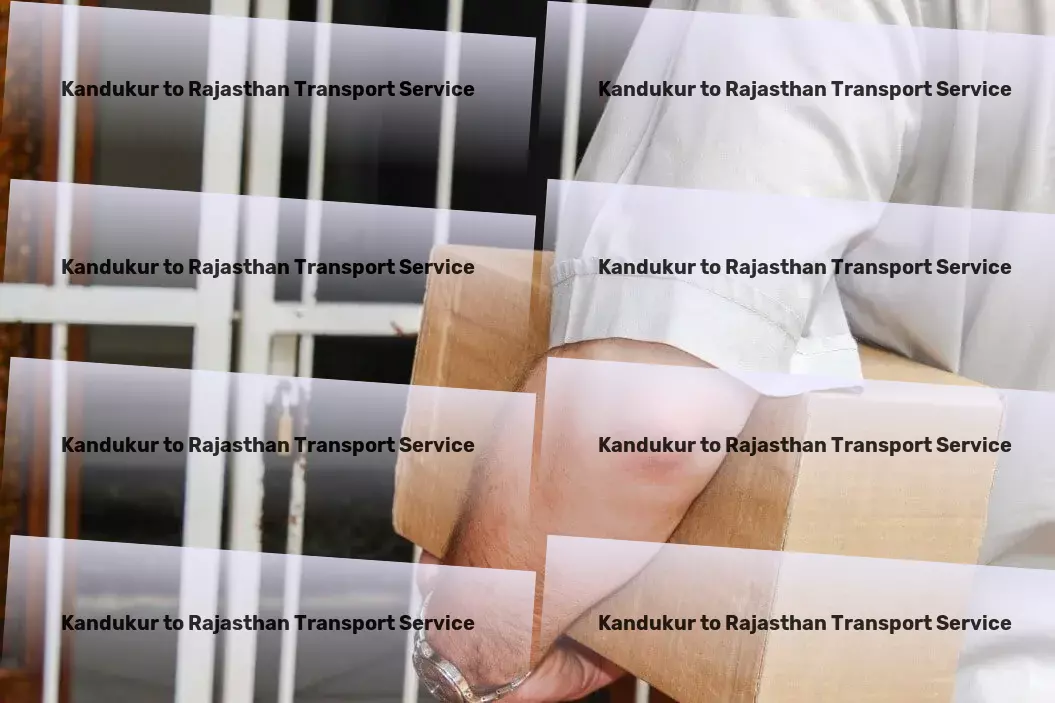 Kandukur to Rajasthan Transport Dedicated trucking services