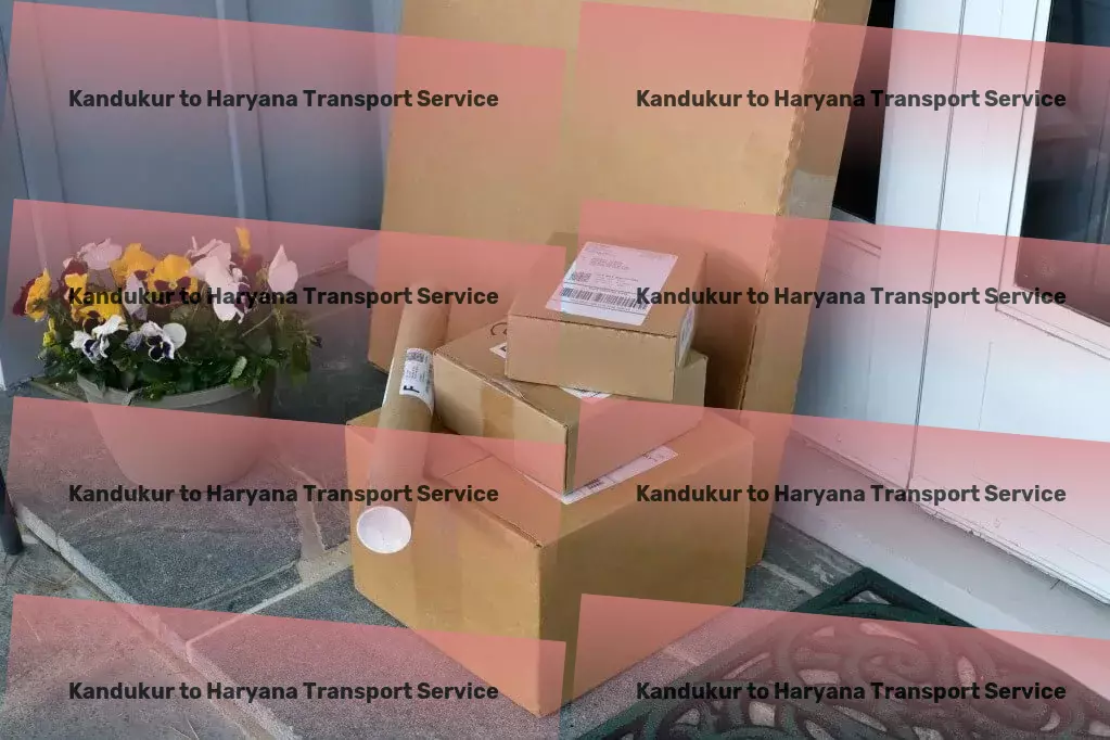 Kandukur to Haryana Transport Transport and logistics network