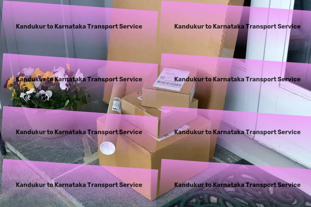 Kandukur to Karnataka Transport Achieve logistic excellence with our innovative strategies! - Customized freight and logistics