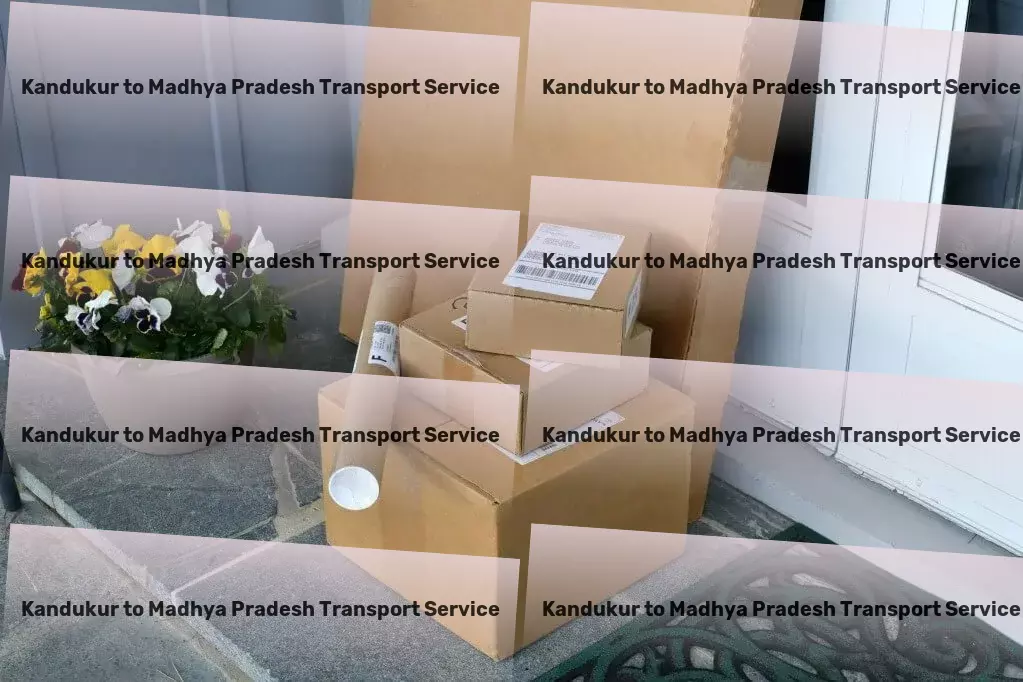 Kandukur to Madhya Pradesh Transport Master the art of seamless travel booking today! - Road-based logistics services