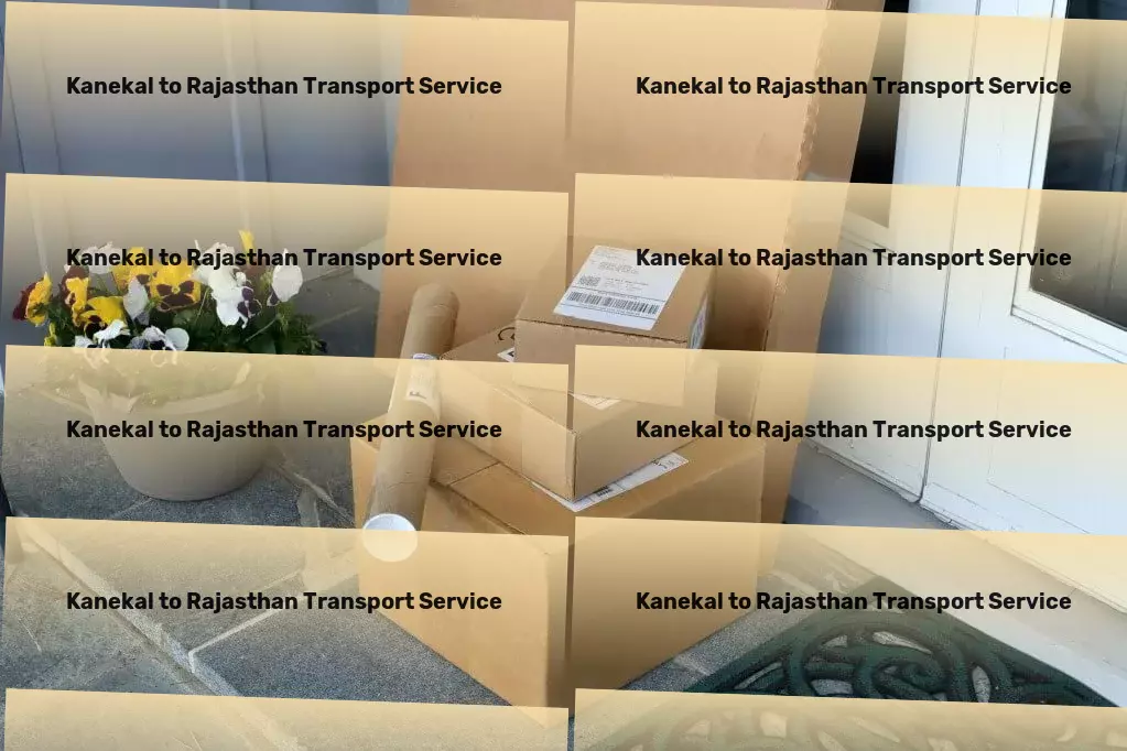 Kanekal to Rajasthan Transport Nationwide delivery and shipment