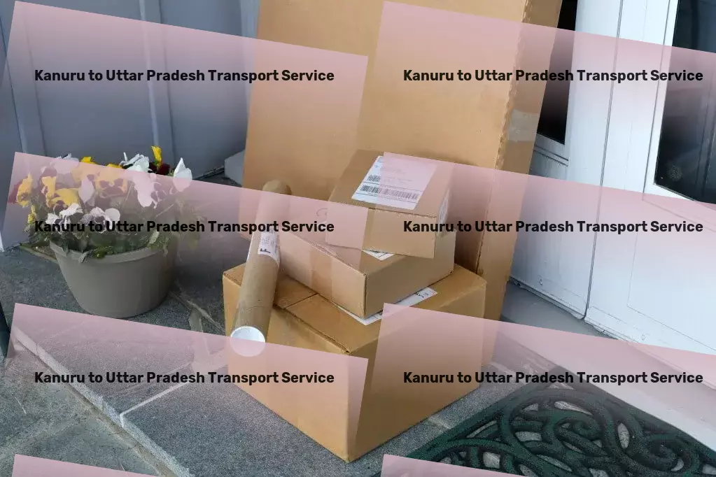 Kanuru to Uttar Pradesh Transport Rapid courier services