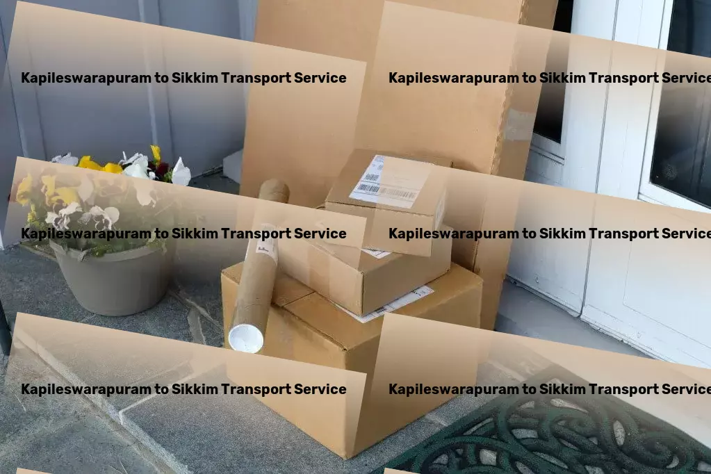 Kapileswarapuram to Sikkim Transport Specialized courier operations