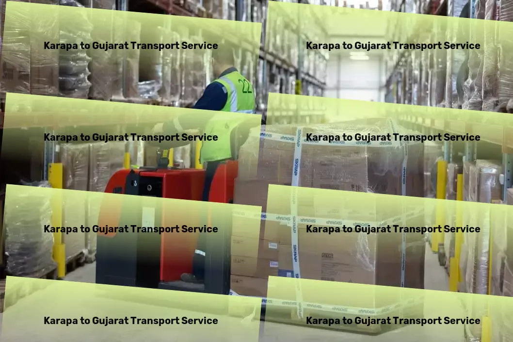 Karapa to Gujarat Transport Fast cargo delivery