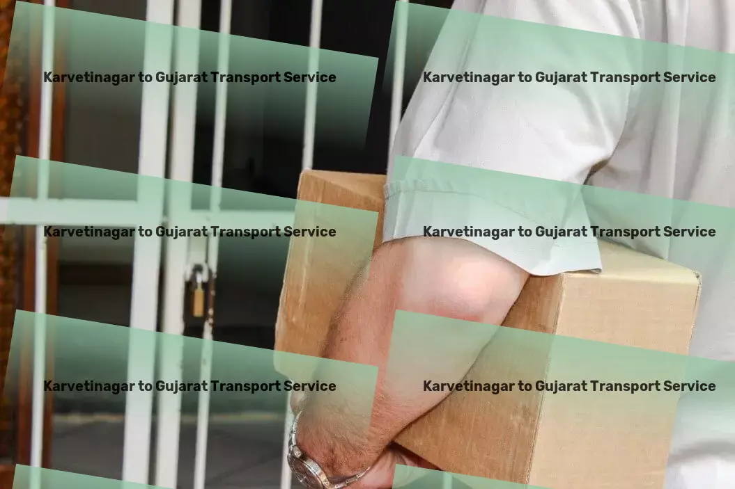 Karvetinagar to Gujarat Transport From warehousing to delivery - a seamless operation. - Diverse cargo services