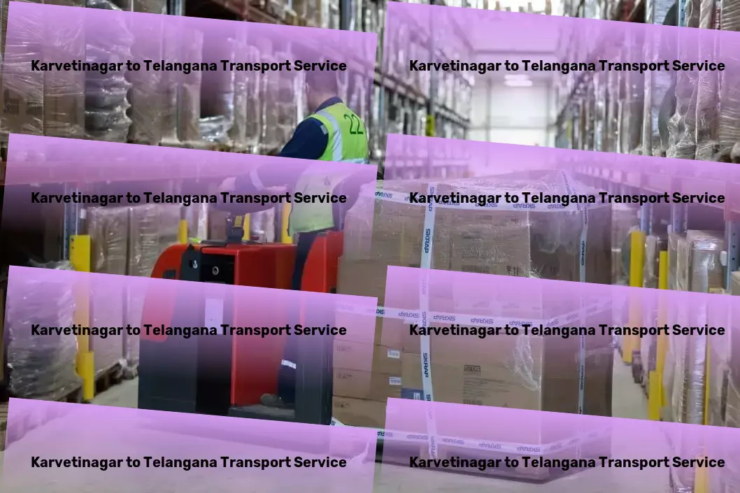 Karvetinagar to Telangana Transport Effortless shipping, from our warehouse to your doorstep! - Supply chain solutions