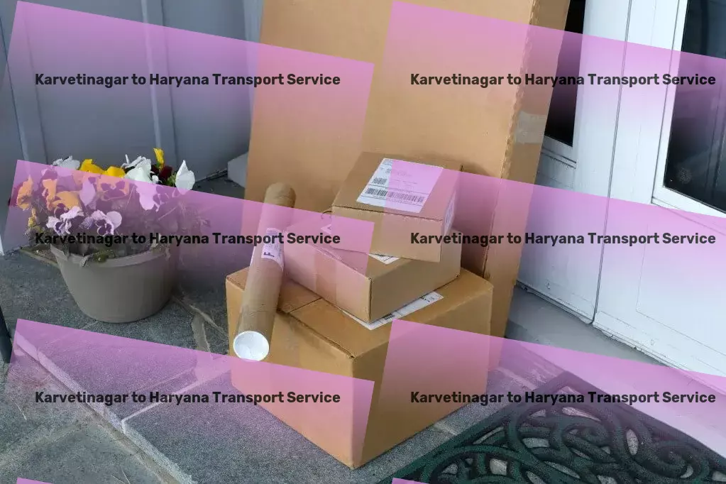 Karvetinagar to Haryana Transport Bringing gourmet meals to your doorstep every day! - Household goods transport