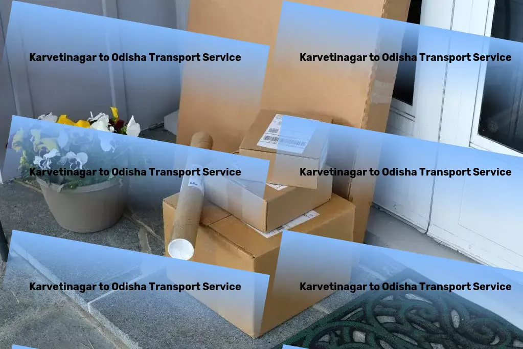 Karvetinagar to Odisha Transport High-volume goods transport