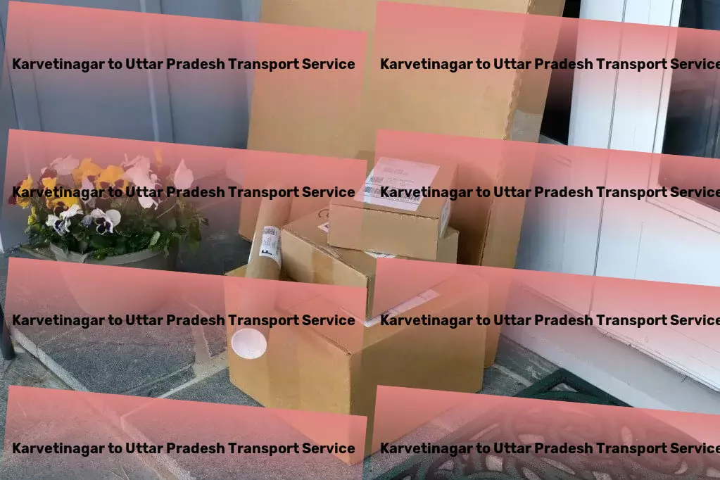 Karvetinagar to Uttar Pradesh Transport Comprehensive goods solutions