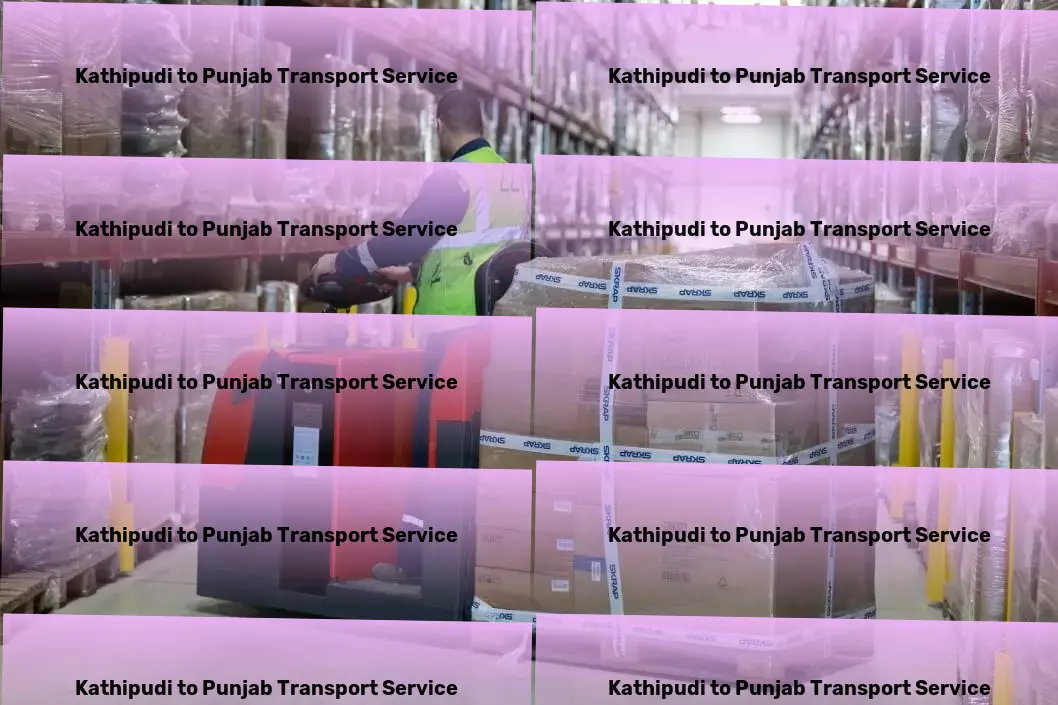 Kathipudi to Punjab Transport High-speed goods transport