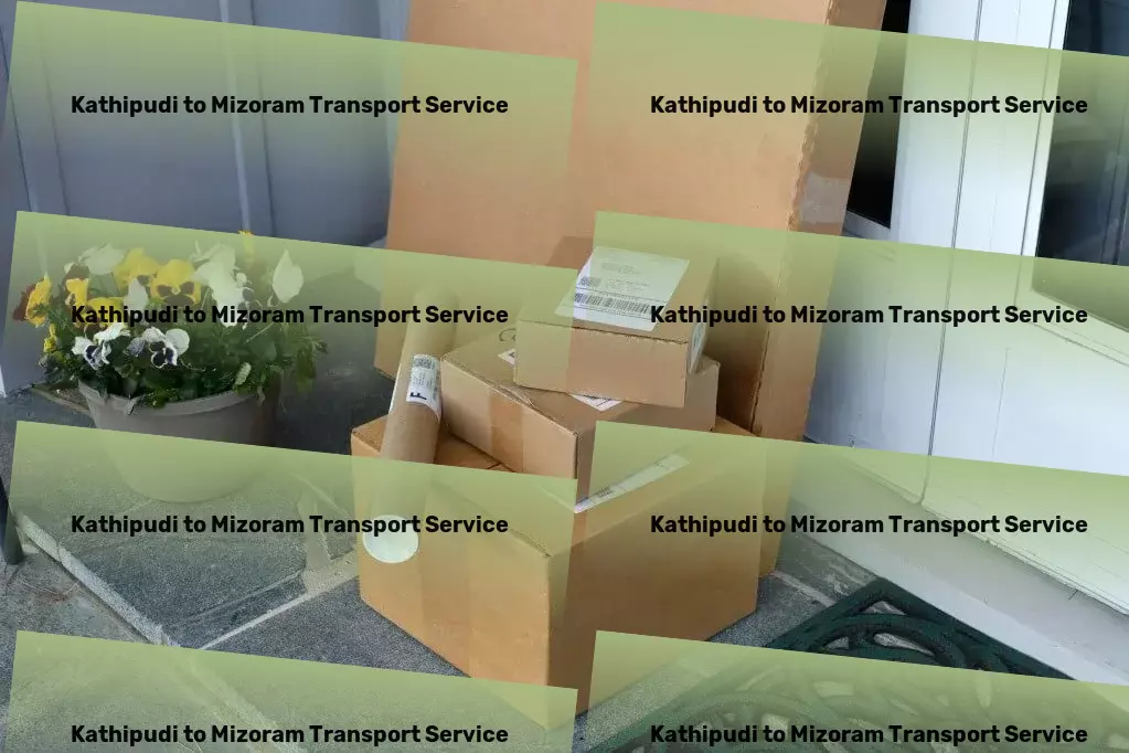 Kathipudi to Mizoram Transport High-speed goods logistics