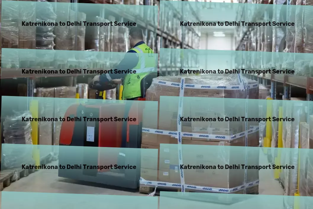 Katrenikona to Delhi Transport Long-haul goods transport